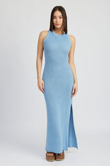 Halter Neck Open Back Maxi Dress king-general-store-5710.myshopify.com