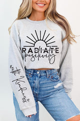 Radiate Positivity Graphic Fleece Sweatshirts king-general-store-5710.myshopify.com