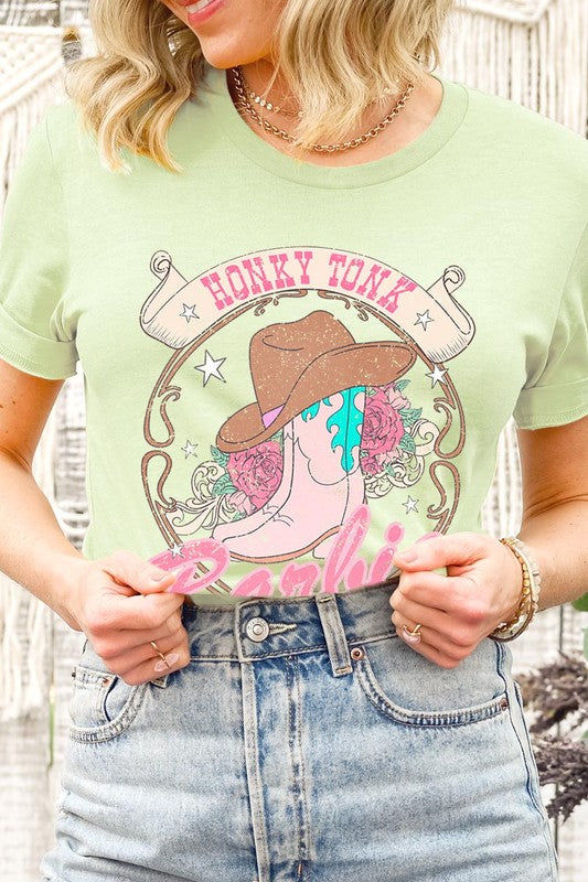 Barbie Cowboy Hat Roses Graphic T Shirts king-general-store-5710.myshopify.com