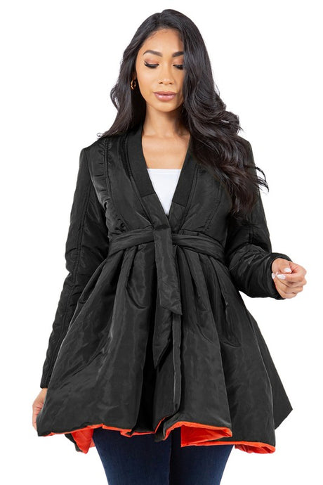 Wrap Style Oversize Look Puffer Jacket king-general-store-5710.myshopify.com