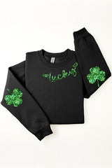 Lucky Shamrock Elbow Graphic Fleece Sweatshirts. king-general-store-5710.myshopify.com