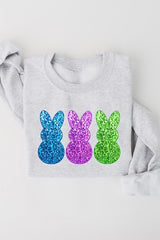 Easter Bunny Graphic Fleece Sweatshirts king-general-store-5710.myshopify.com