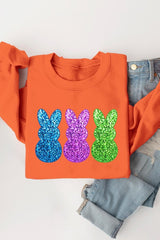 Easter Bunny Graphic Fleece Sweatshirts king-general-store-5710.myshopify.com