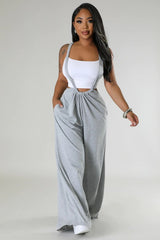 Dual Style Wide Leg Sweatpants