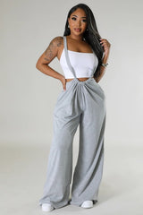 Dual Style Wide Leg Sweatpants