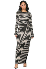 Body-con Style Party Maxi Dress