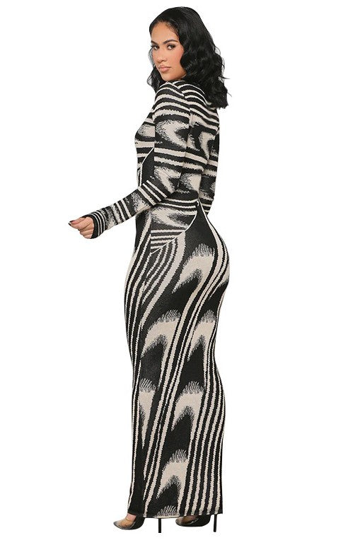 Body-con Style Party Maxi Dress