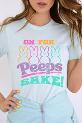 Peeps Sake Bunny Easters Graphic T Shirts king-general-store-5710.myshopify.com