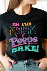 Peeps Sake Bunny Easters Graphic T Shirts king-general-store-5710.myshopify.com