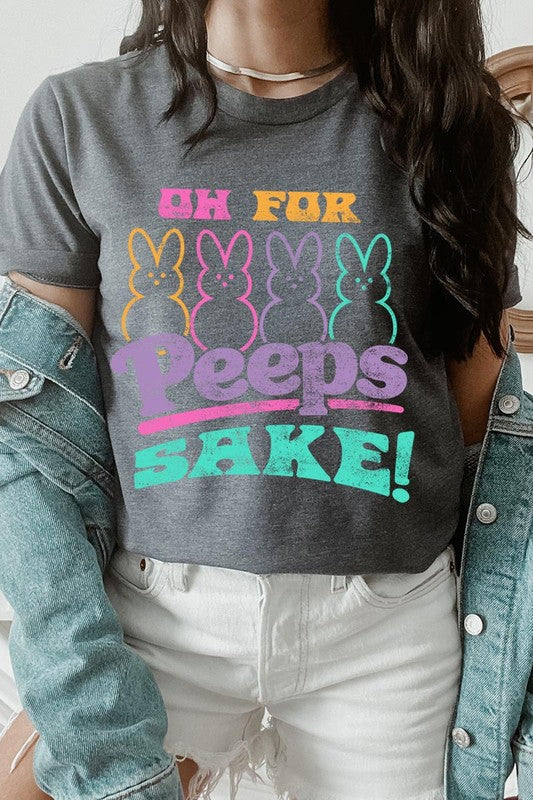 Peeps Sake Bunny Easters Graphic T Shirts king-general-store-5710.myshopify.com