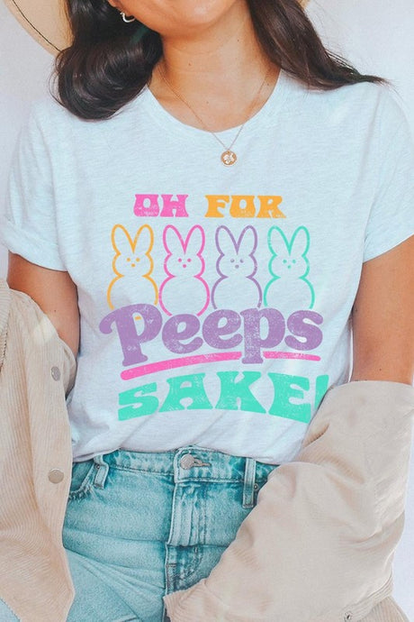 Peeps Sake Bunny Easters Graphic T Shirts king-general-store-5710.myshopify.com
