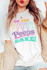 Peeps Sake Bunny Easters Graphic T Shirts king-general-store-5710.myshopify.com