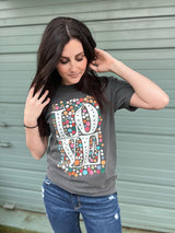 LOVE Multi Dot Tee king-general-store-5710.myshopify.com