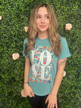 LOVE Multi Dot Tee king-general-store-5710.myshopify.com