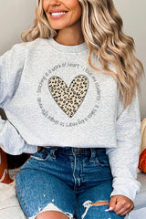 Teaching is a Work of Heart Leopard Sweatshirt king-general-store-5710.myshopify.com