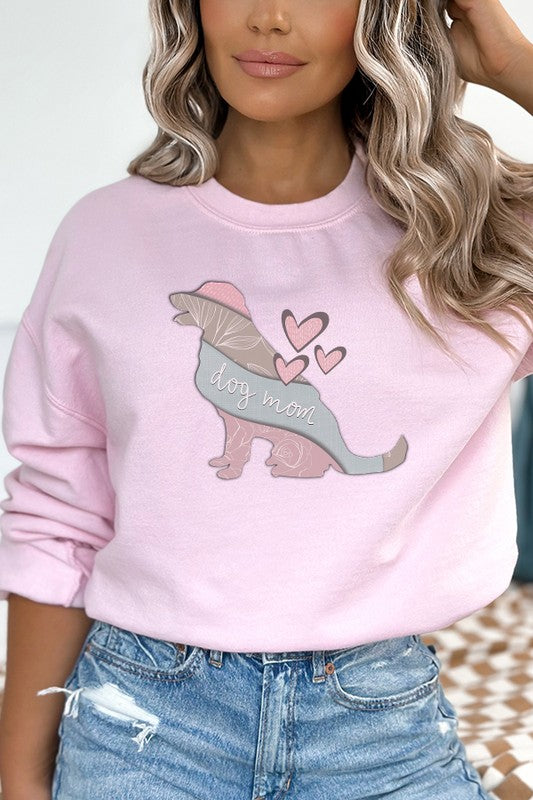 Dog Mom Soft Colored Graphic Sweatshirt king-general-store-5710.myshopify.com