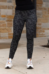 Army Camo Leggings with Pockets