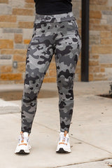 Ace Camo Full Length Leggings with Pockets