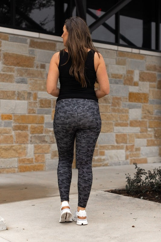 Maverick Camo Full Length Leggings with Pockets