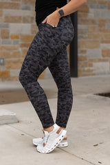 Maverick Camo Full Length Leggings with Pockets