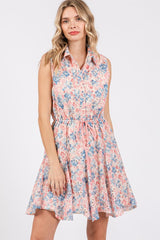 Floral Eyelet Mini Dress