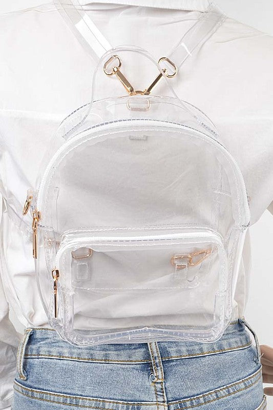 Transparent Cleared Stadium Small Backpack