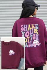 Easter Tail Graphic Fleece Sweatshirt king-general-store-5710.myshopify.com