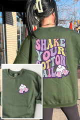 Easter Tail Graphic Fleece Sweatshirt king-general-store-5710.myshopify.com