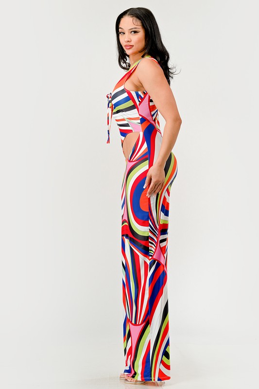 Resort Dreams Cutout Maxi Dress