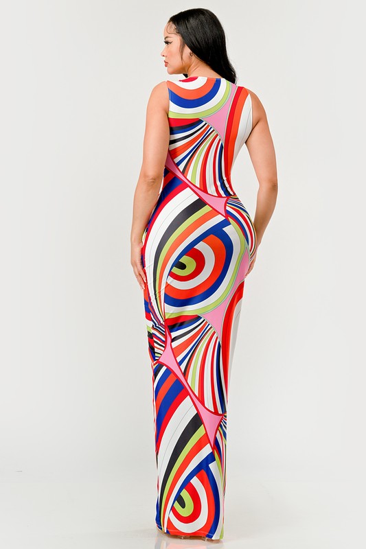 Resort Dreams Cutout Maxi Dress