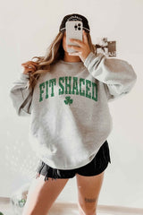 FIT SHACED ST PATRICKS GRAPHIC SWEATSHIRT