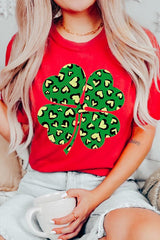 Four Leaf Clover St Patricks Day Graphic T Shirts king-general-store-5710.myshopify.com