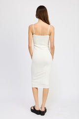 Pointelle Rib Sleeveless Dress