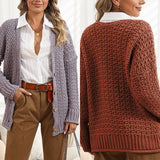 Chunky Cable Knit Oversize Cardigan king-general-store-5710.myshopify.com