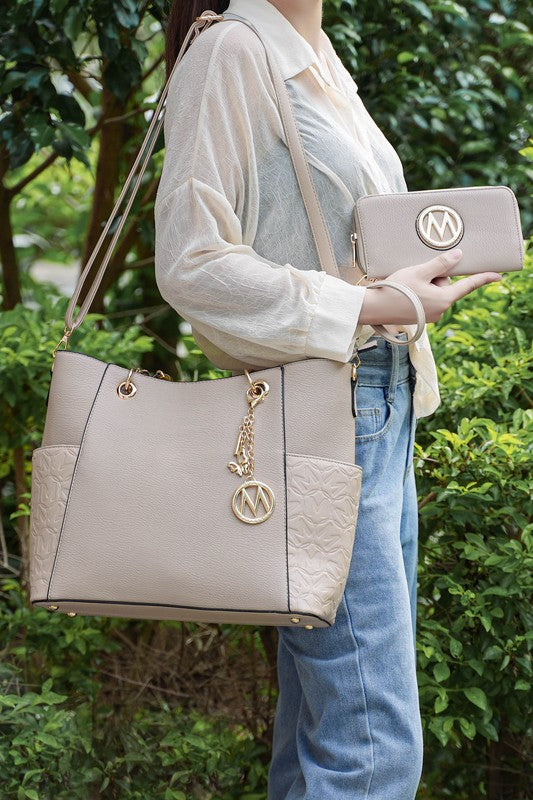 MKF Collection Merlina Embossed Tote Bag by Mia k king-general-store-5710.myshopify.com