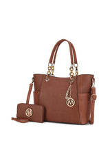 MKF Collection Merlina Embossed Tote Bag by Mia k king-general-store-5710.myshopify.com