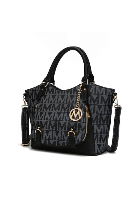 MKF Collection Fula Signature Satchel Bag by Mia K king-general-store-5710.myshopify.com