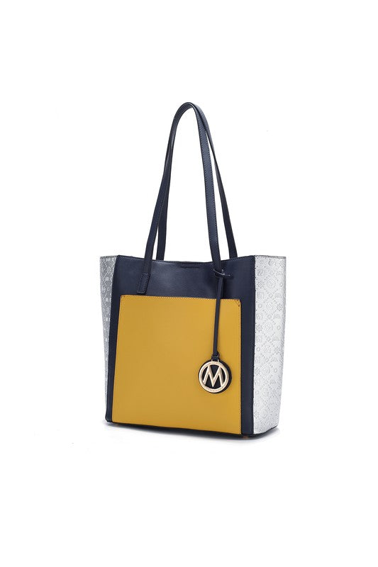 MKF Collection Leah Color-Block Tote Bag by Mia K king-general-store-5710.myshopify.com