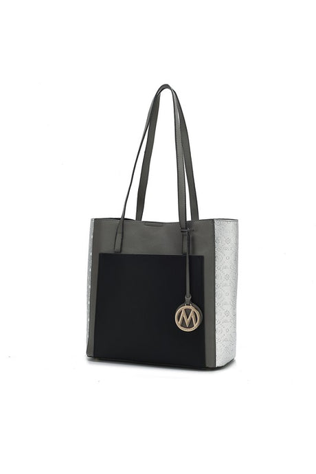 MKF Collection Leah Color-Block Tote Bag by Mia K king-general-store-5710.myshopify.com