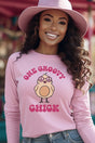 Easter One Groovy Chick Long Sleeves Top king-general-store-5710.myshopify.com