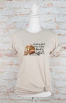 Just a Girl Who Loves Books & Coffee Graphic Tee