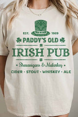 IRISH PUB ST PATRICKS OVERSIZED TEE