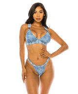 Denim Stonewash Big Buckle Bikini king-general-store-5710.myshopify.com