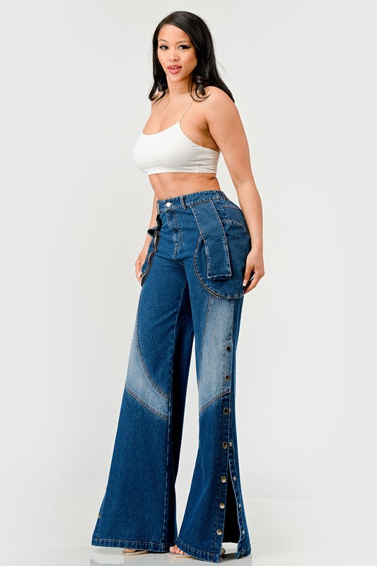 Indigo Trailblazer Denim Palazzo Pants