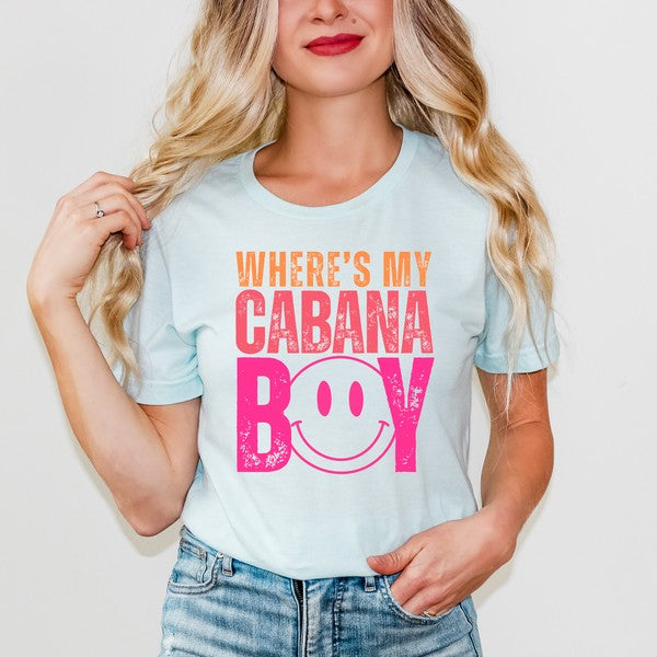 Where's My Cabana Boy Short Sleeve Graphic Tee