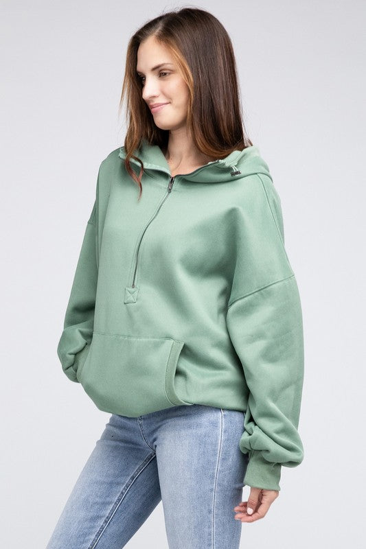 Stitch Detailed Elastic Hem Hoodie king-general-store-5710.myshopify.com