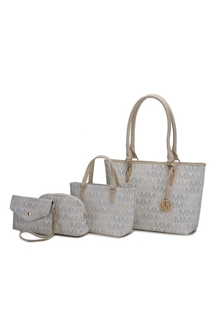 MKF Alexy M Signature Tote Bag 4 PCS Set by Mia K