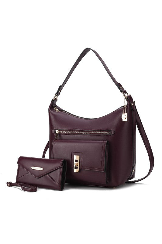 MKF Clara Shoulder Bag with Wristlet Wallet by Mia