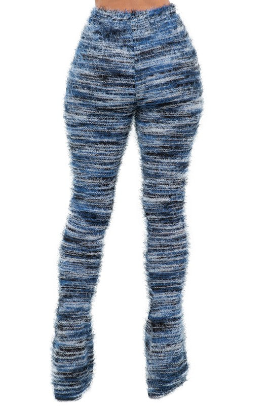 Slim Fit Fluffy Knit Comfy Leggings