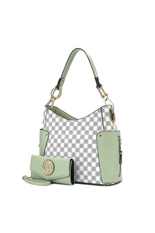 MKF Penelope Circular Print Shoulder and Wallet